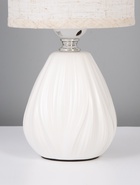 Лампа настольная «Бутон», E27, 40 Вт, матовый белый, 12.5×12.5×26.5 см  (артикул 10968286)  большой выбор товаров оптом и в розницу по низким ценам с доставкой