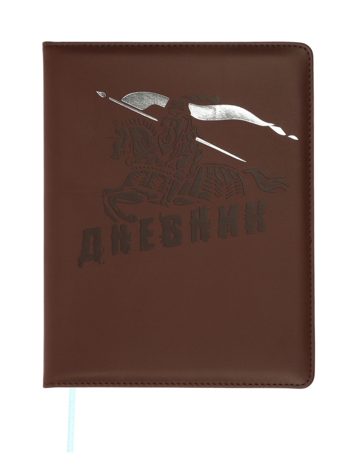 Дневник школьный «Рыцарь» 1-11 класс, ляссе, обложка искусственная кожа, коричневый - Фото 1