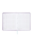 Дневник школьный «Ёжик» 1-11 класс, ляссе, обложка искусственная кожа, фиолетовый - Фото 7