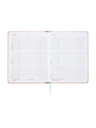 Дневник школьный 1-11 класс, ляссе, обложка искусственная кожа, с резинкой для ручки, бежевый - Фото 8