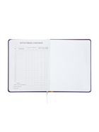 Дневник школьный 1-11 класс, ляссе, обложка искусственная кожа, с резинкой для ручки, фиолетовый - Фото 9