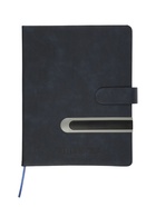 Дневник школьный 1-11 класс, ляссе, обложка искусственная кожа, с хлястиком, с ручкой, серый - Фото 1