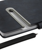 Дневник школьный 1-11 класс, ляссе, обложка искусственная кожа, с хлястиком, с ручкой, серый - Фото 7