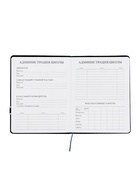 Дневник школьный 1-11 класс, ляссе, обложка искусственная кожа, с хлястиком, с ручкой, серый - Фото 9