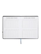 Дневник школьный 1-11 класс, ляссе, обложка искусственная кожа, с хлястиком, с ручкой, серый - Фото 10