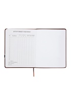 Дневник школьный 1-11 класс, ляссе, обложка искусственная кожа, с хлястиком, с ручкой, коричневый - Фото 12