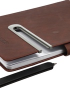 Дневник школьный 1-11 класс, ляссе, обложка искусственная кожа, с хлястиком, с ручкой, коричневый - Фото 7