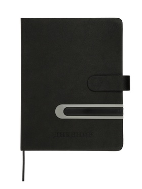 Дневник школьный 1-11 класс, ляссе, обложка искусственная кожа, с хлястиком, с ручкой, чёрный