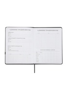 Дневник школьный 1-11 класс, ляссе, обложка искусственная кожа, с хлястиком, с ручкой, чёрный  (артикул 10969068)  большой выбор товаров оптом и в розницу по низким ценам с доставкой