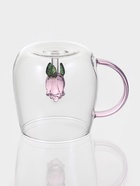 Набор кружек «Розочка», 400 мл, 2 шт., размер одной кружки 9×12.5×9 см, стекло, прозрачный  (артикул 10971704)  большой выбор товаров оптом и в розницу по низким ценам с доставкой