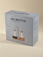 Набор бутылей для масла «Удобство», 350 мл, на подставке, стекло, прозрачный  (артикул 10971708)  большой выбор товаров оптом и в розницу по низким ценам с доставкой