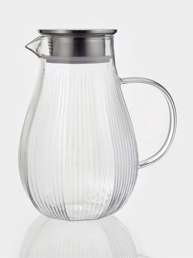 Кувшин «Грани», 1.7 л, 13×18.5×21.5 см, стекло, прозрачный 10971716