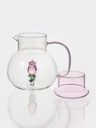 Кувшин «Розочка»,1000 мл, стекло, прозрачный, розовый  (артикул 10971721)  большой выбор товаров оптом и в розницу по низким ценам с доставкой