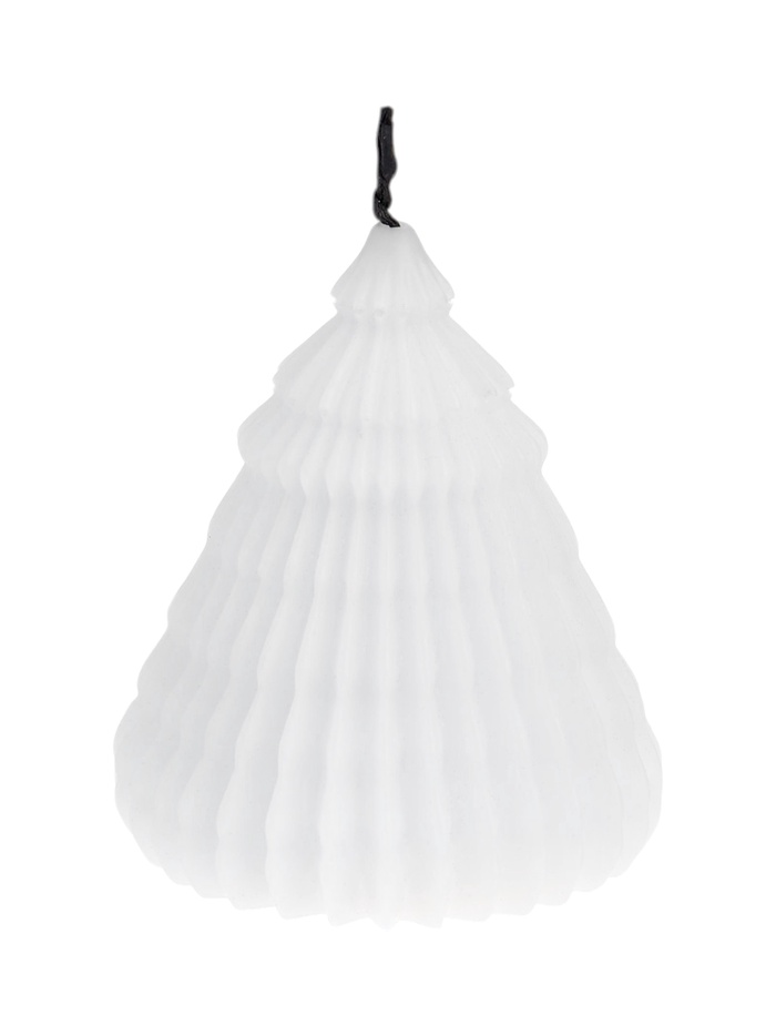 Светодиодная фигура «Ёлочка грани», 7×5.5 см, от батареек 3хLR1130, свечение тёплое белое