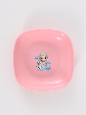 Тарелка пластиковая детская, 14.5×14.5 см, Золушка