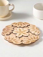 Подставка под горячее «Ромашка с узором», 19 см, можжевельник, фанера - Фото 1