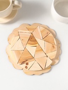 Подставка под горячее «Ромашка с узором», 19 см, можжевельник, фанера - Фото 2