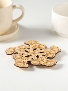 Подставка под горячее «Цветы красивые», 11 см, можжевельник, фанера - Фото 2