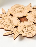 Подставка под горячее «Цветы весны», 11 см, можжевельник, фанера - Фото 3