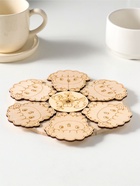 Подставка под горячее «Овечка и цветок» 19 см, можжевельник, фанера  (артикул 11001605)  большой выбор товаров оптом и в розницу по низким ценам с доставкой