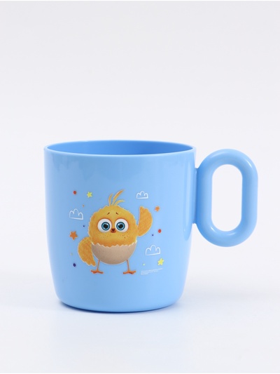 Кружка пластиковая 300 мл, Цып-цып