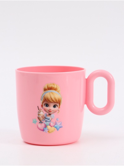 Кружка пластиковая 300 мл, Золушка