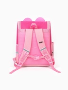 Рюкзак школьный, с эргономичной спинкой квадратный «Мишка» - Фото 5