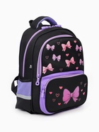 Рюкзак школьный, с эргономичной спинкой «Бантик» - Фото 3