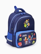 Рюкзак школьный, с эргономичной спинкой «Пиксели» - Фото 3