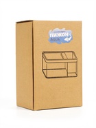 Аквариум настольный, 1.5 л, 17×8×10 см, с отсеком, чёрный - фото 809616495