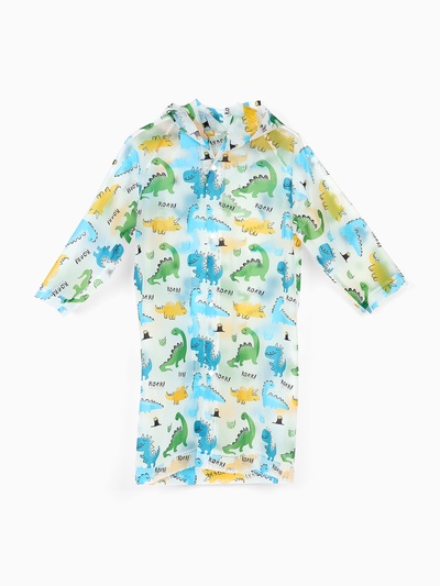 Дождевик детский «Динозавры», рост 125-155