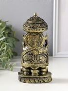 Фигурка полистоун «Ганеша с крысами», бронза, 5.3×8×15.5 см  (артикул 10964509)  большой выбор товаров оптом и в розницу по низким ценам с доставкой