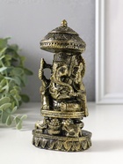 Фигурка полистоун «Ганеша с крысами», бронза, 5.3×8×15.5 см  (артикул 10964509)  большой выбор товаров оптом и в розницу по низким ценам с доставкой