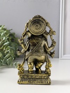 Фигурка полистоун «Ганеша в украшениях», бронза, 5.5×10.5×17.5 см  (артикул 10964518)  большой выбор товаров оптом и в розницу по низким ценам с доставкой
