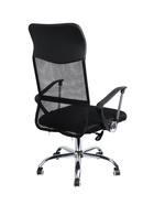 Кресло офисное «Клик Мебель», сетка, с подлокотниками, на колёсиках, цвет чёрный  (артикул 10974958)  большой выбор товаров оптом и в розницу по низким ценам с доставкой