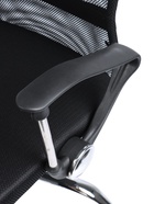 Кресло офисное «Клик Мебель», сетка, с подлокотниками, на колёсиках, цвет чёрный  (артикул 10974958)  большой выбор товаров оптом и в розницу по низким ценам с доставкой