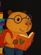 Папка для труда, А4, пластиковая, 33×26×7.5 см «Капибара» - Фото 3