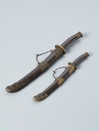 УЦЕНКА Сув. изделие катаны 2в1 на подставке, ножны дерево, шоко 18/23,5см - Фото 2