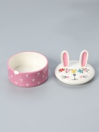 УЦЕНКА Шкатулка керамика «Зайка с веночком» 10×10×10.3 см - Фото 3