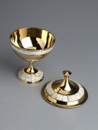 УЦЕНКА Сахарница «Мио» латунь, перламутр 16 см - Фото 3