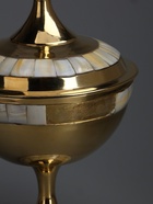 УЦЕНКА Сахарница «Мио» латунь, перламутр 16 см - Фото 4