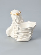 УЦЕНКА Подсвечник "Молящийся ангел" 10,5х7,5х9см, перламутровый - Фото 6