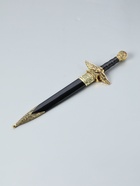 УЦЕНКА Макет оружия «Сувенирный кортик. Золотой орел в виде упора рукояти», ножны металл, огранка на ножнах, 39 см - Фото 2