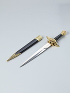 УЦЕНКА Макет оружия «Сувенирный кортик. Золотой орел в виде упора рукояти», ножны металл, огранка на ножнах, 39 см - Фото 3