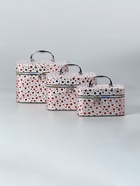 УЦЕНКА Шкатулка кожзам с зеркалом «Сердца на белом» н-р 3 шт. 13×21×14.5 10×19×12 21×15.5×17 см 993 - Фото 3