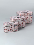 УЦЕНКА Шкатулка кожзам с зеркалом «Сердца на белом» н-р 3 шт. 13×21×14.5 10×19×12 21×15.5×17 см 993 - Фото 9