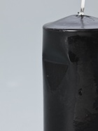 УЦЕНКА Свеча - цилиндр 50×100 мм с накаткой «Конь», чёрная - Фото 4