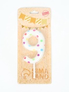 УЦЕНКА Свеча в торт на день рождения «Конфетти», цифра 9 , ГИГАНТ, 9 см - Фото 2