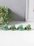 Набор фигурок 4 шт. «Денежная жаба на монетах со слитком», полистоун, зелёный, 5×4.3×4 см  (артикул 10956739)  большой выбор товаров оптом и в розницу по низким ценам с доставкой