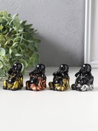 Набор фигурок 4 шт. «Хотей - не слышу, не вижу, не скажу», полистоун, 4.2×3.5×5.5 см  (артикул 10956749)  большой выбор товаров оптом и в розницу по низким ценам с доставкой